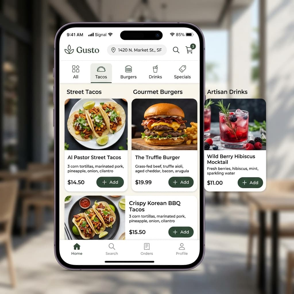 Digital Menu